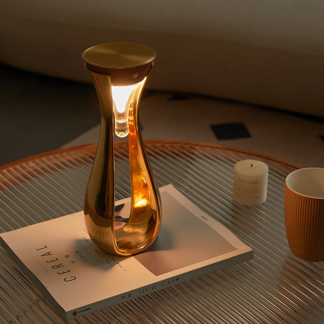 巴比特美学【晨露】意式极简家用简约轻奢高端复古艺术摆件台灯创意