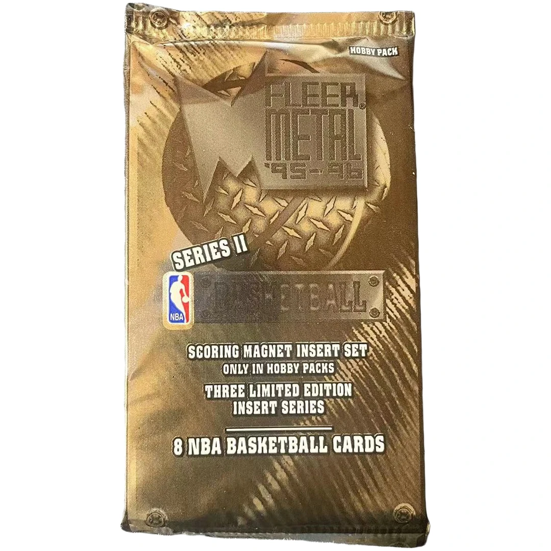 (拆卡）1995-96 fleer metal hobby球星卡盲盒单包 未成年禁止下单