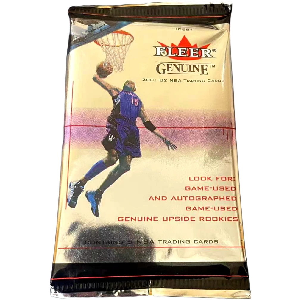 （拆卡）2001-02 fleer genuine 球星卡牌盲盒 单包 未成年禁止下单
