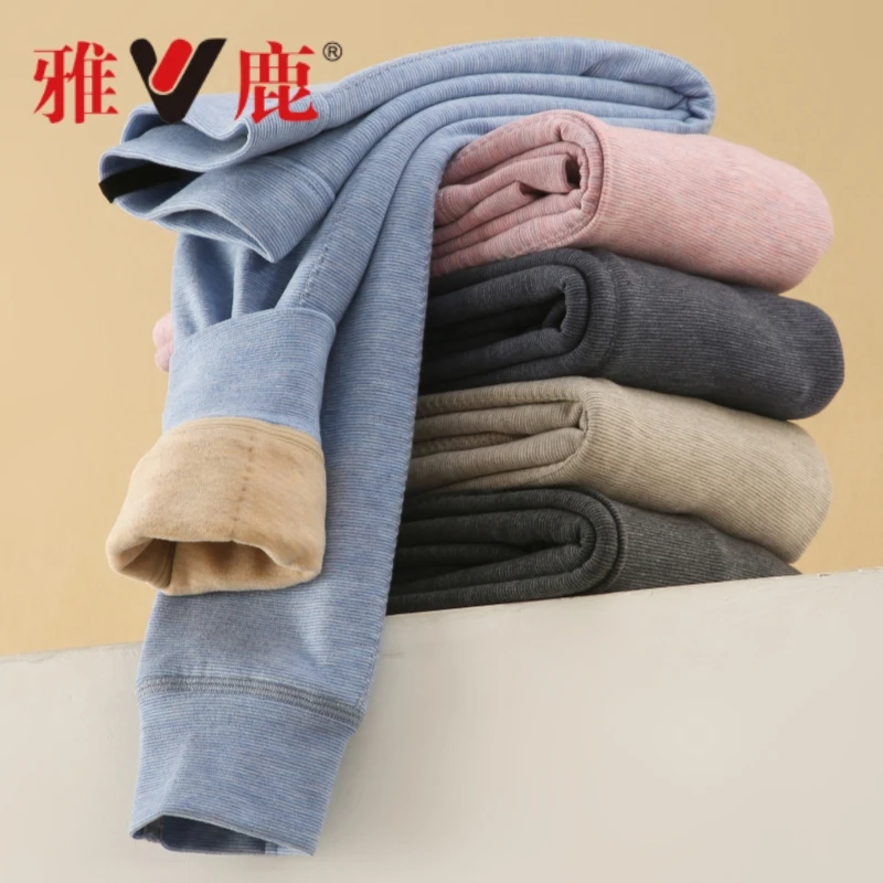 雅鹿【双层】儿童保暖裤男童女童秋裤加厚中大童秋冬宝宝Z014B