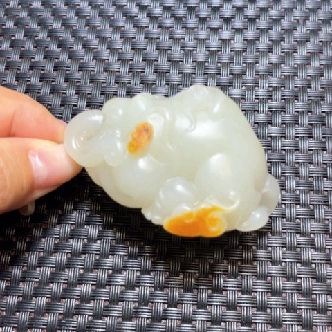 和田玉挂件未镶嵌封侯拜相