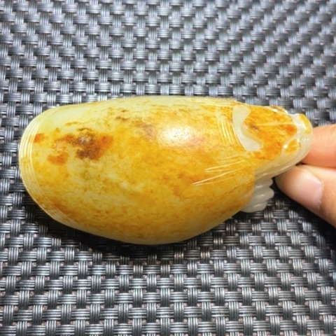 和田玉把件未镶嵌龙龟