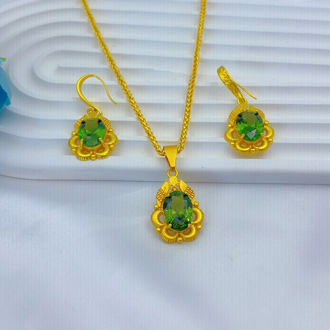 铜合金项链 饰品49-1-10项链锁骨链潮流时尚经典黄色奢华欧美金色