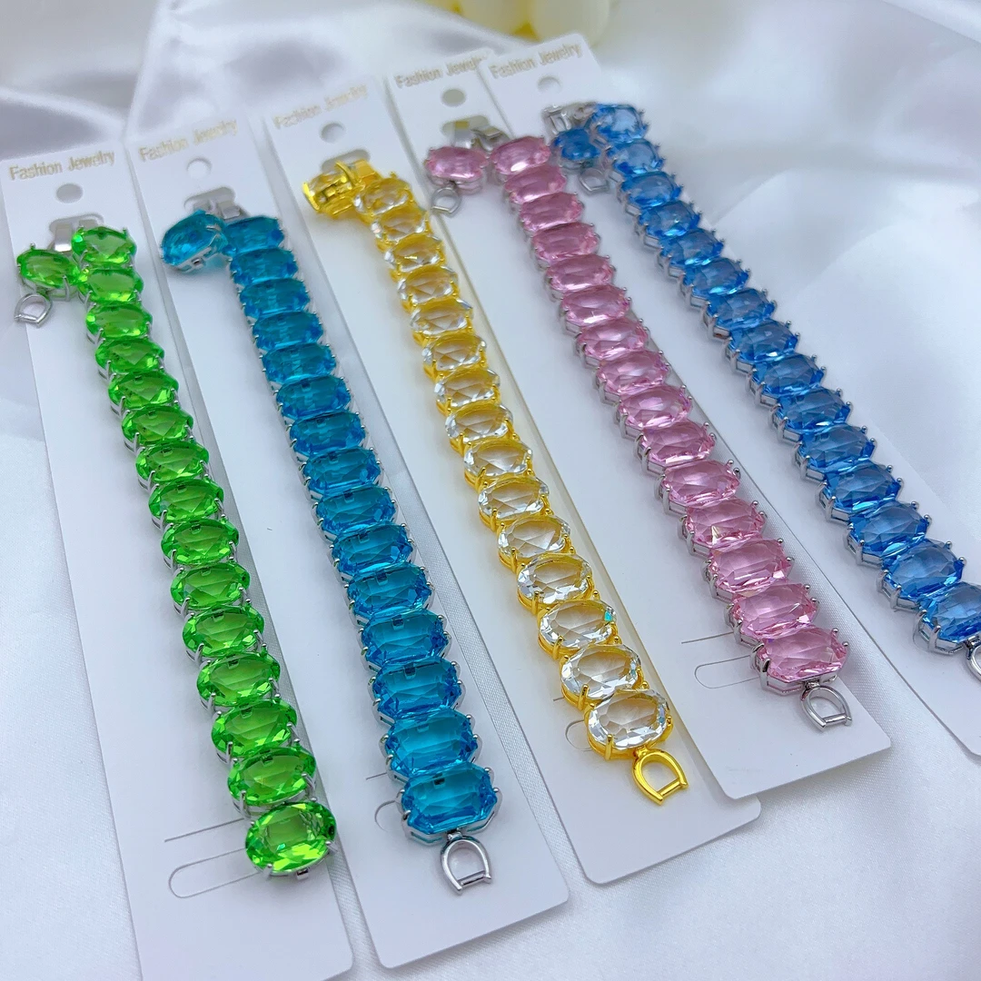 铜合金手链 时尚47-21-6百搭欧美轻奢气质ins个性简约小众素款美·