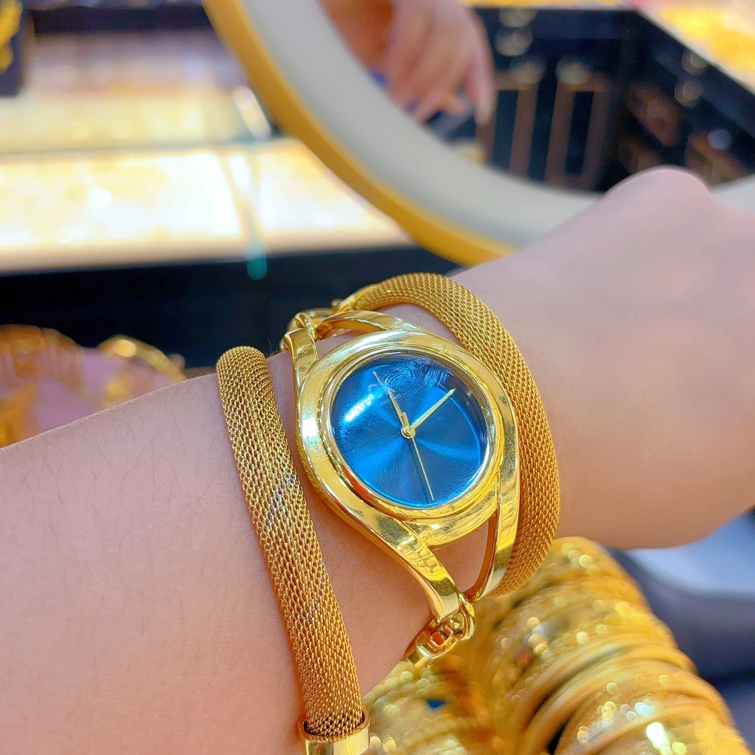 时尚49-24-19新款方形防水防汗百搭腕表女士钛钢腕表