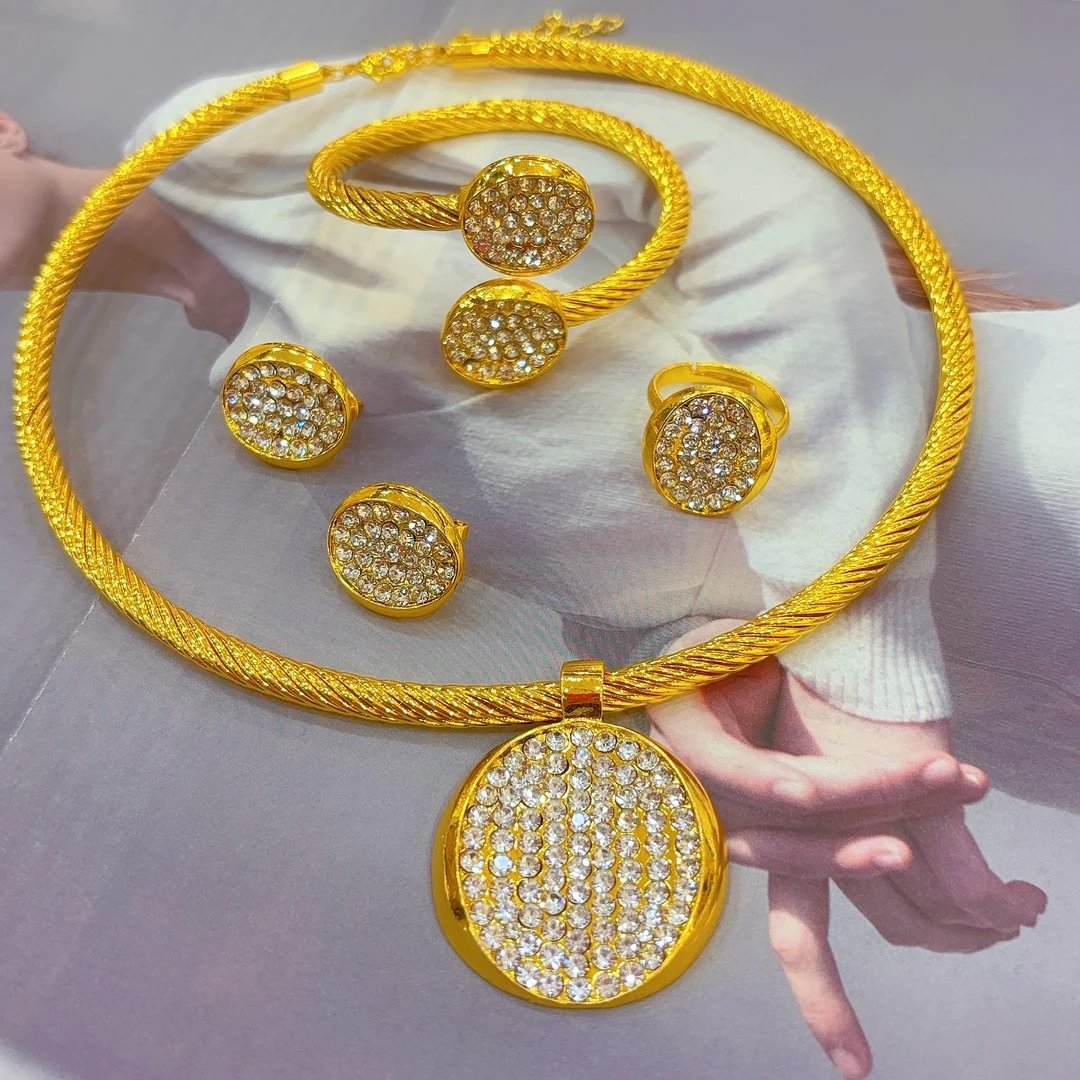 铜合金项链 47-6-1时款气质时尚欧美复古精美潮流彩色百搭轻奢美·