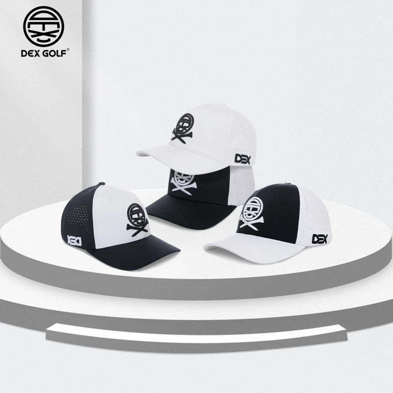 DEXGOLF高尔夫球帽男士新款防晒遮阳鸭舌帽运动棒球帽