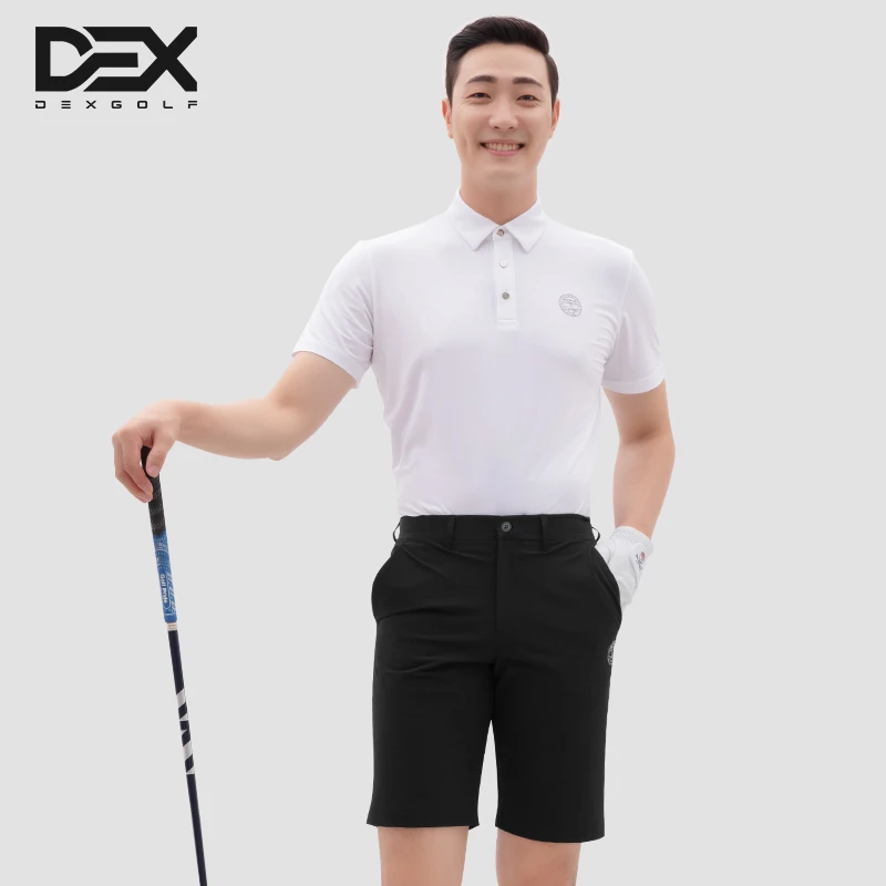 DEXGOLF韩国高尔夫男士短裤2002春夏经典薄款速干休闲运动裤透气