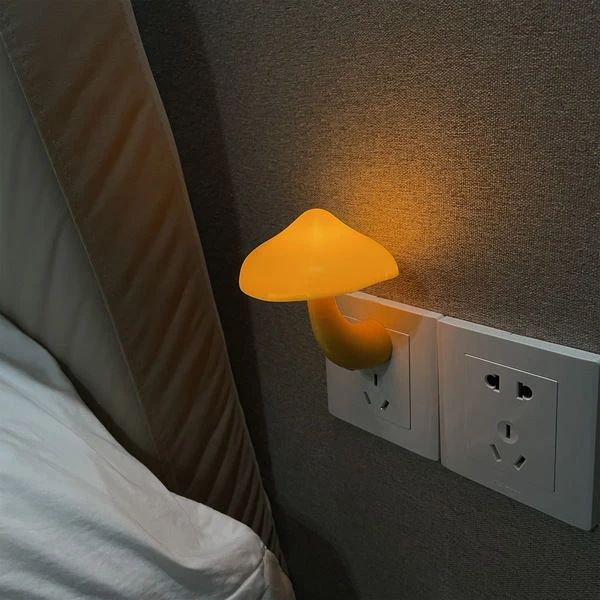 白天灭晚上自动亮 插电LED床头小夜灯卧室光控感应睡眠起夜喂奶灯