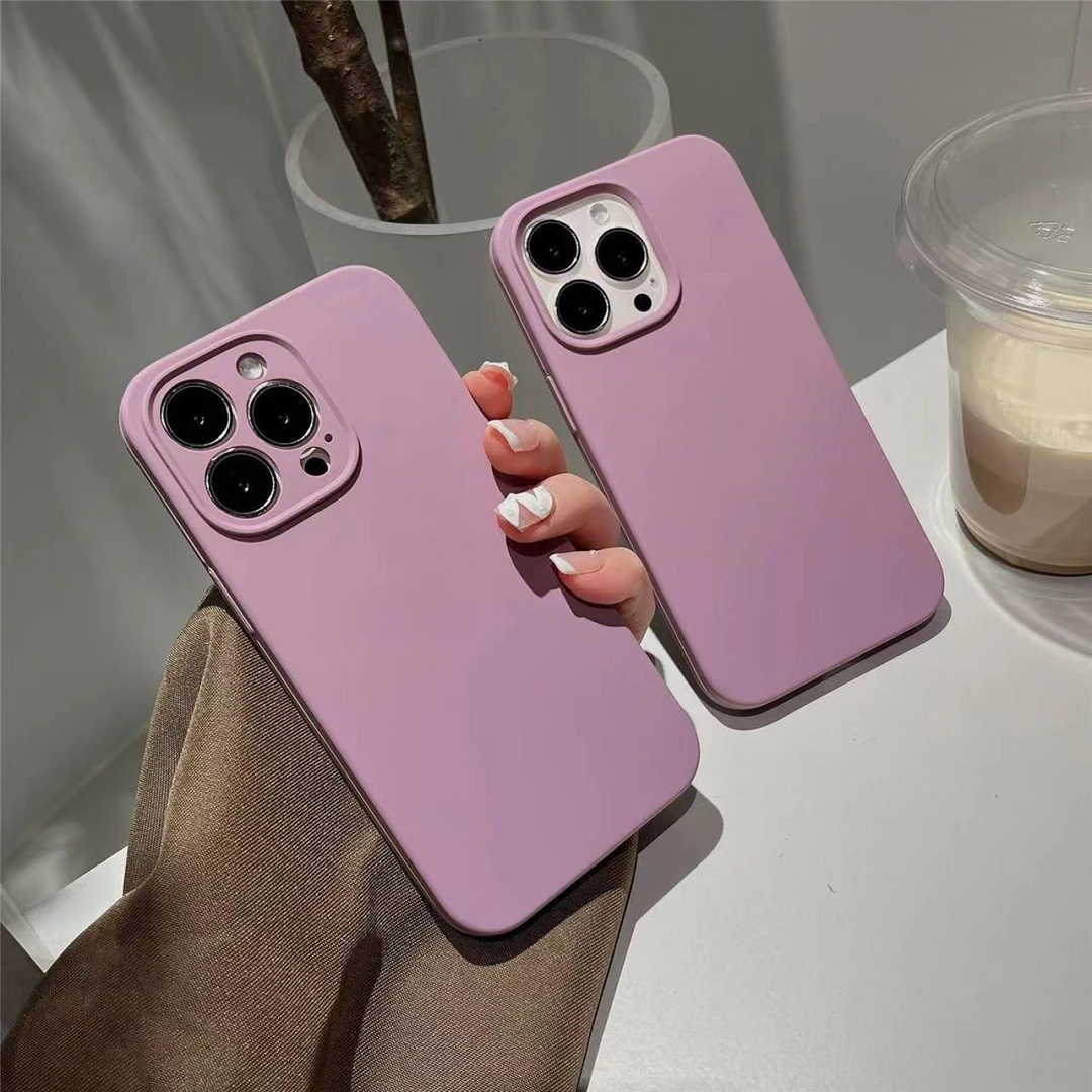 女款x/xs套液态硅胶加仑紫手机壳iphone14promax大孔13/12/11防摔