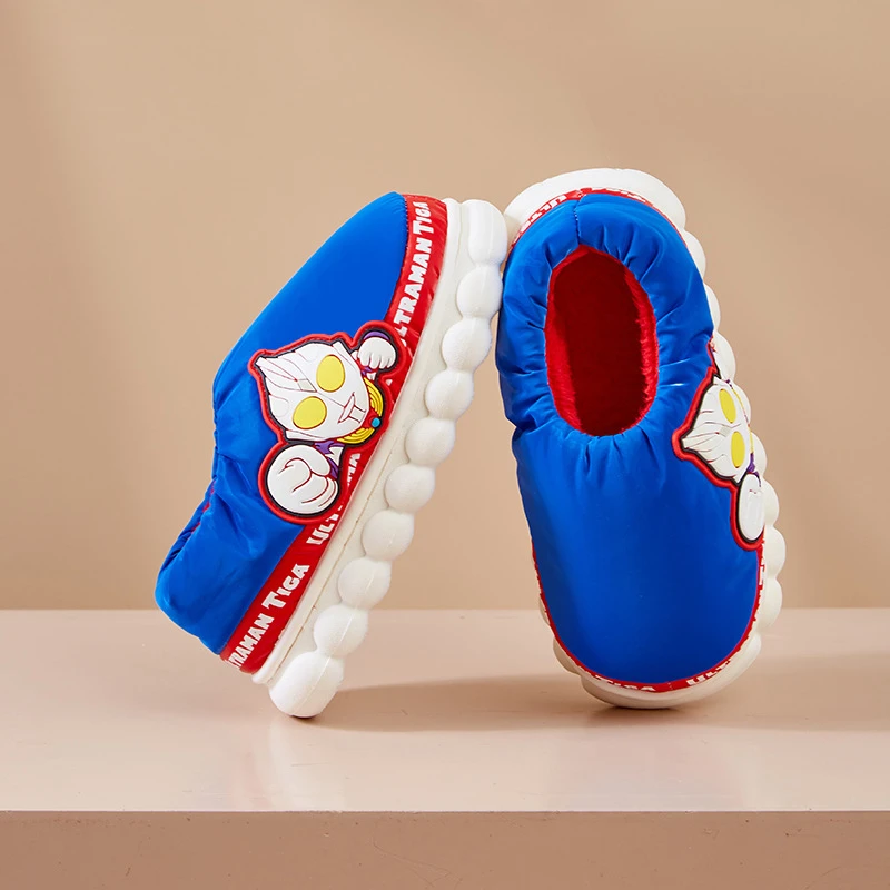 【微瑕】卡通包跟棉鞋奥特曼男孩冬季防水防滑加厚保暖20648
