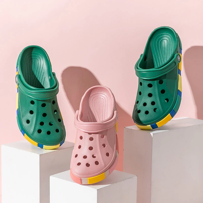 【断码捡漏】洞洞鞋女2163ins潮沙滩凉鞋防滑休闲户外花园鞋拖鞋