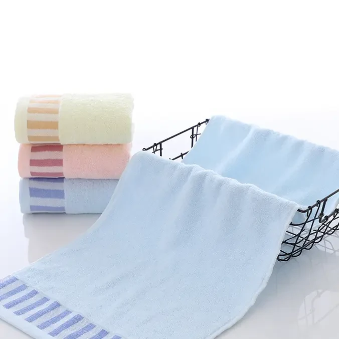 1条居家日用品全棉柔软加厚洗脸毛巾卫生间家用吸水擦脸面巾可爱