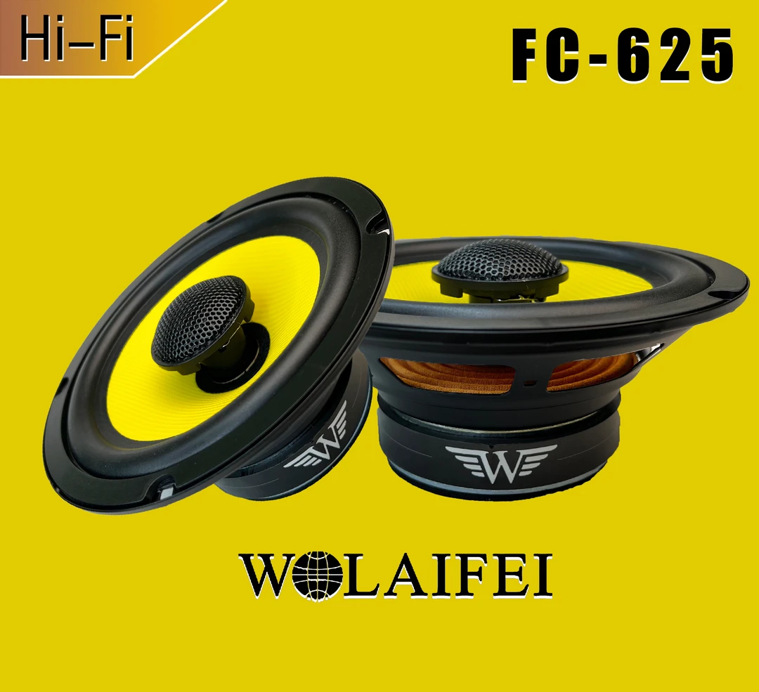 【九哥（全车4喇叭带高音）】2024爆款低音王黄盘625音响一套两只