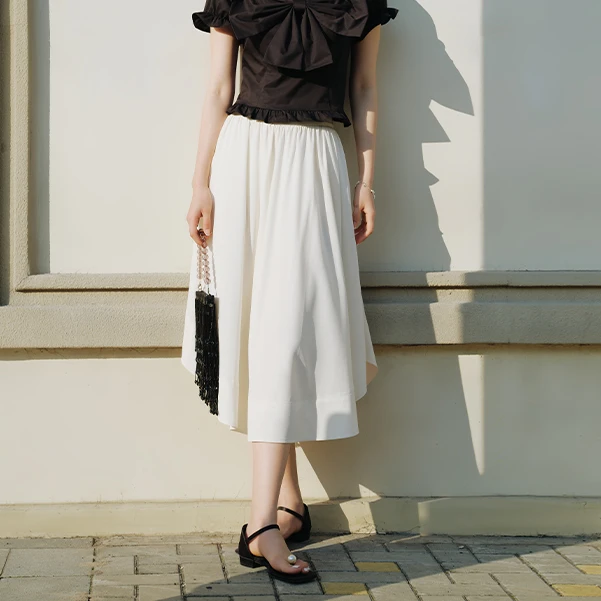 独束微胖M大码女装气质感百搭【黑标系列】精致派对半身裙24DS82403