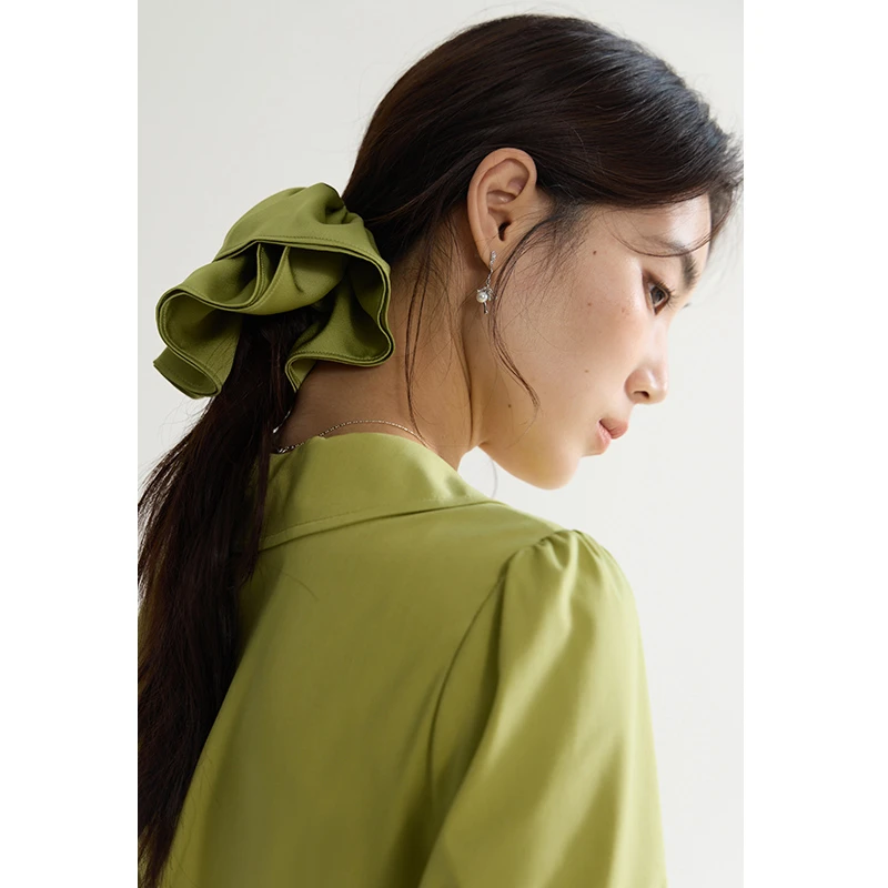 独束微胖大码女装气质时尚显瘦百搭甜美通勤风头饰24DS82630