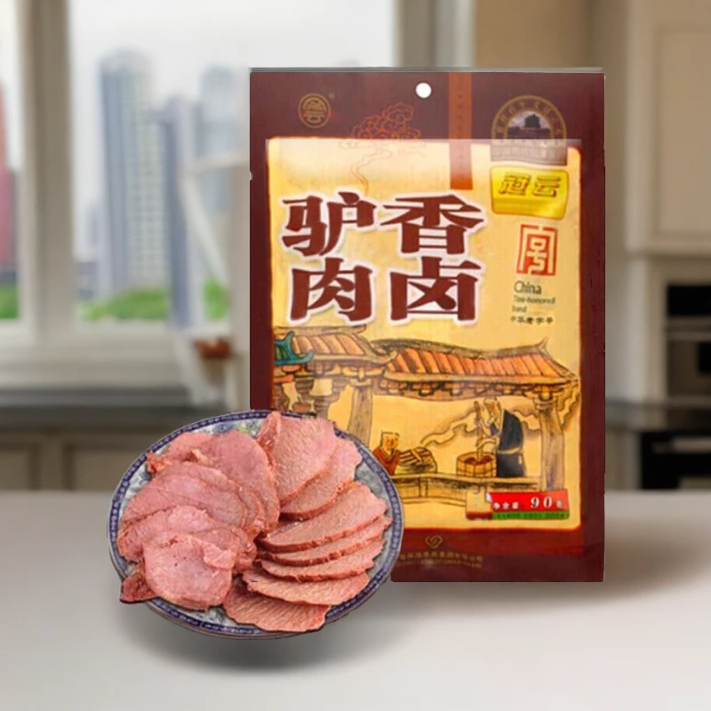 冠云香卤驴肉90g 肉质醇香美味 开袋即食卤味熟食 小吃香卤驴肉