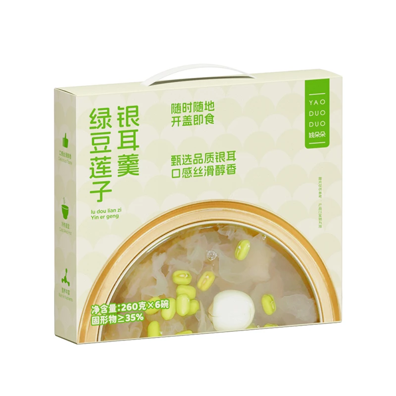 YAO DUO DUO/姚朵朵绿豆莲子银耳羹260g*6碗