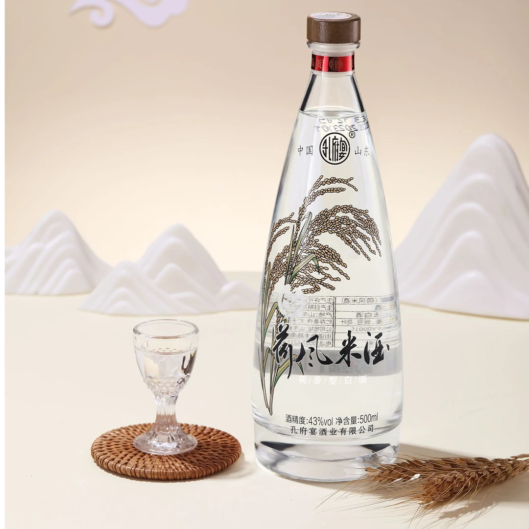 kongfuyan/孔府宴中秋限定大荷风米酒43度500ml*6/箱43度500ml*6