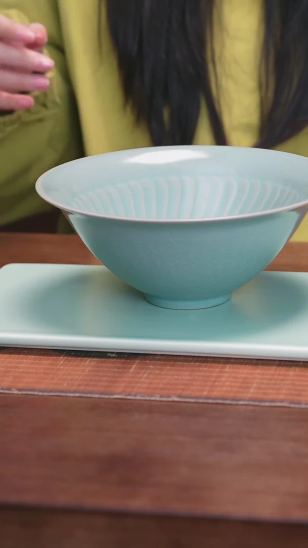 【闪购商品】YY宝丰宋官窑纯手工汝瓷大点茶碗