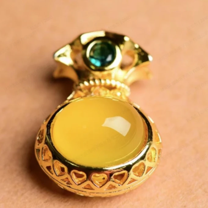 【安总专属】BM-S054 精品袋袋有福吊坠+证书+礼盒