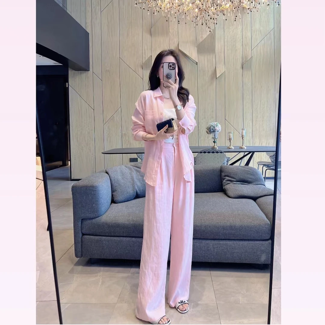 【大静静】气质干净简约大方~大女主衬衫套装DJJ1421