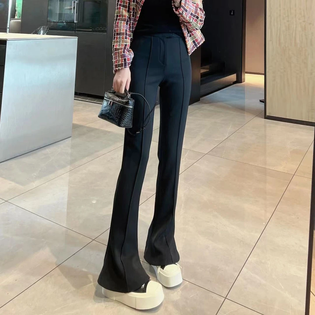 【大静静】马蹄裤女喇叭裤332