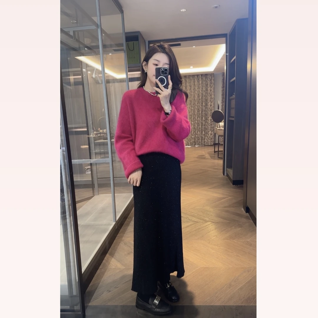 【大静静】黑色波光粼粼~绝美摇曳显瘦鱼尾裙