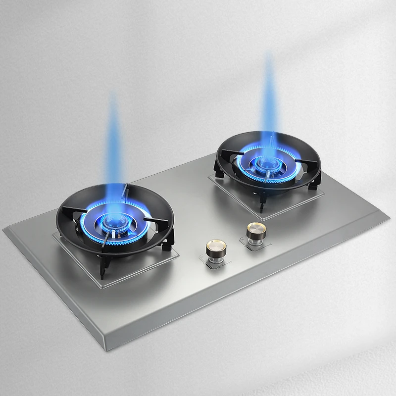 猛火灶大火力家用燃气灶具翻盖魔碟灶台嵌两用不锈钢煤气灶天然气