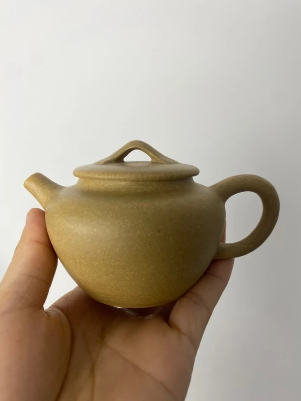 微瑕壶 140cc 段泥 封釉花泥