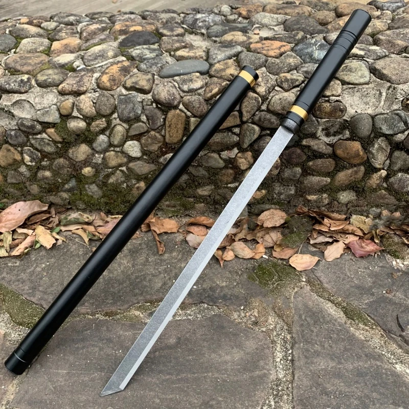 素装唐横刀一体锻打刀龙泉刀剑刀具防身冷兵器绣春刀高锰钢未开刃