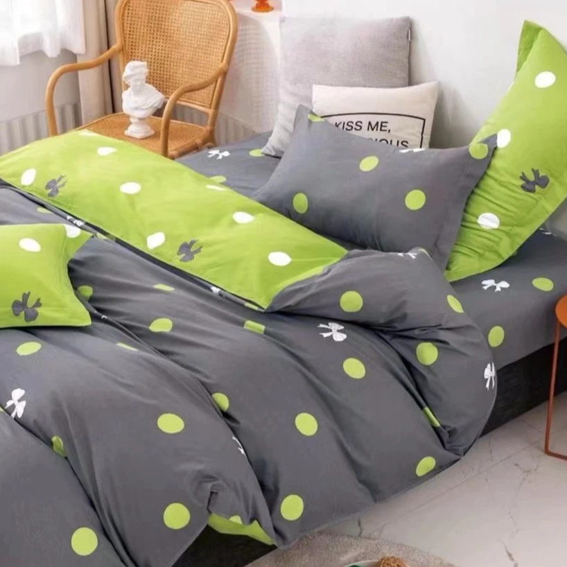 亦朵定制-100%纯棉加密斜纹柔光棉-波点伊人床品