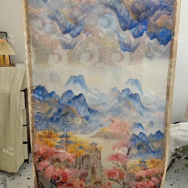 【空中楼阁】正鸿A180*90香韵剪花提花设计时尚丝巾围巾披肩