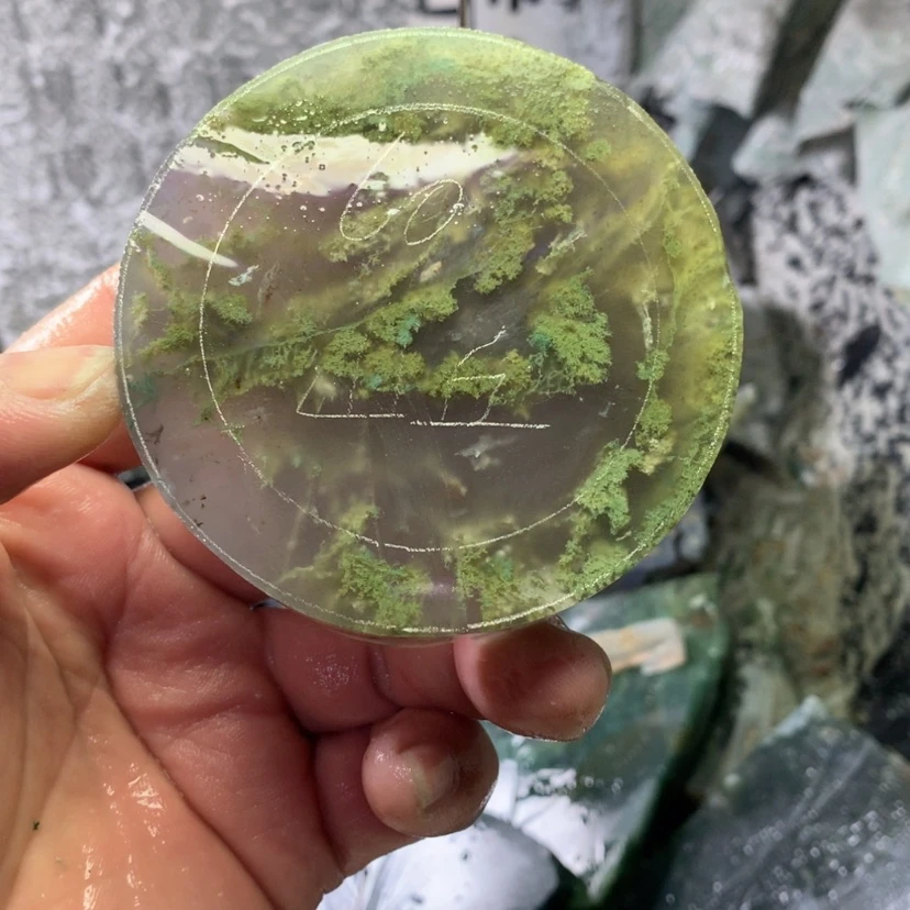 【闪购商品】定制玛瑙子母扣未镶嵌山*