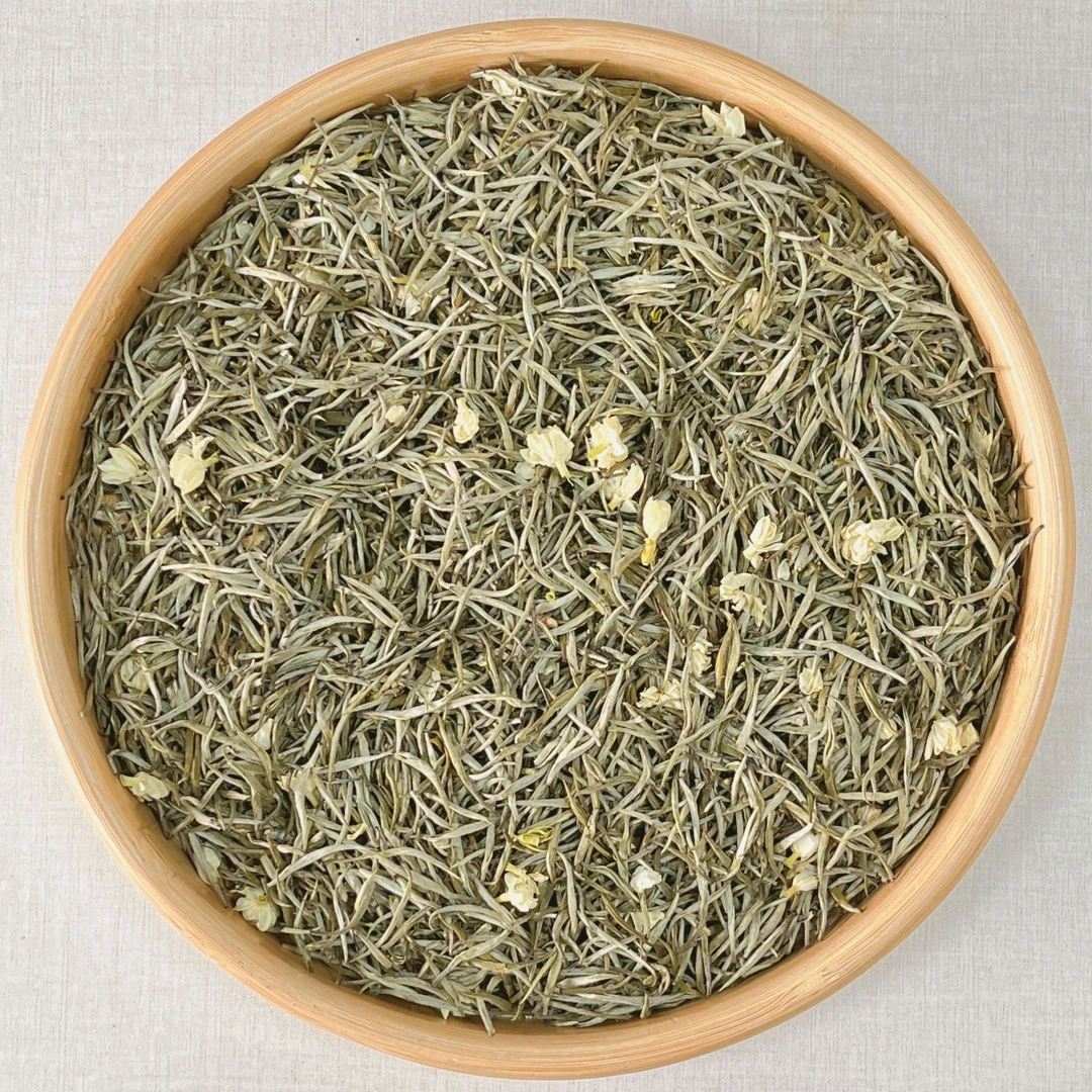 十二窨踏雪兰妃茉莉花茶贵州来凤藤茶针