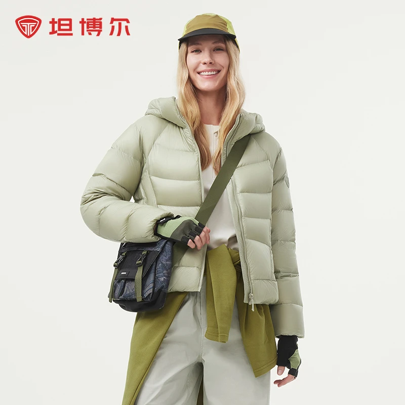 【新东方】坦博尔轻行户外短款连帽轻薄羽绒服TBF560376A