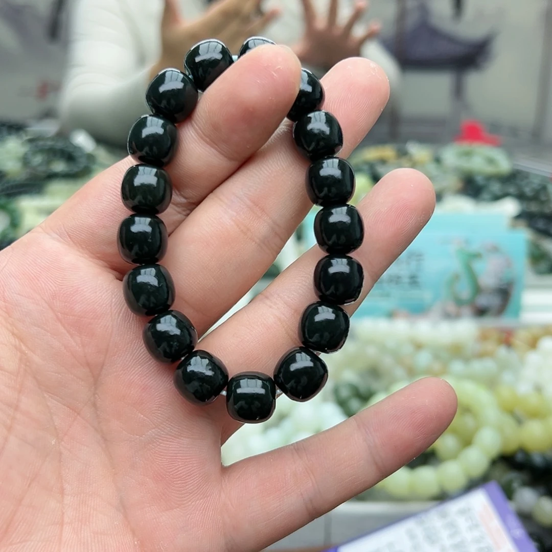 和田玉手串未镶嵌