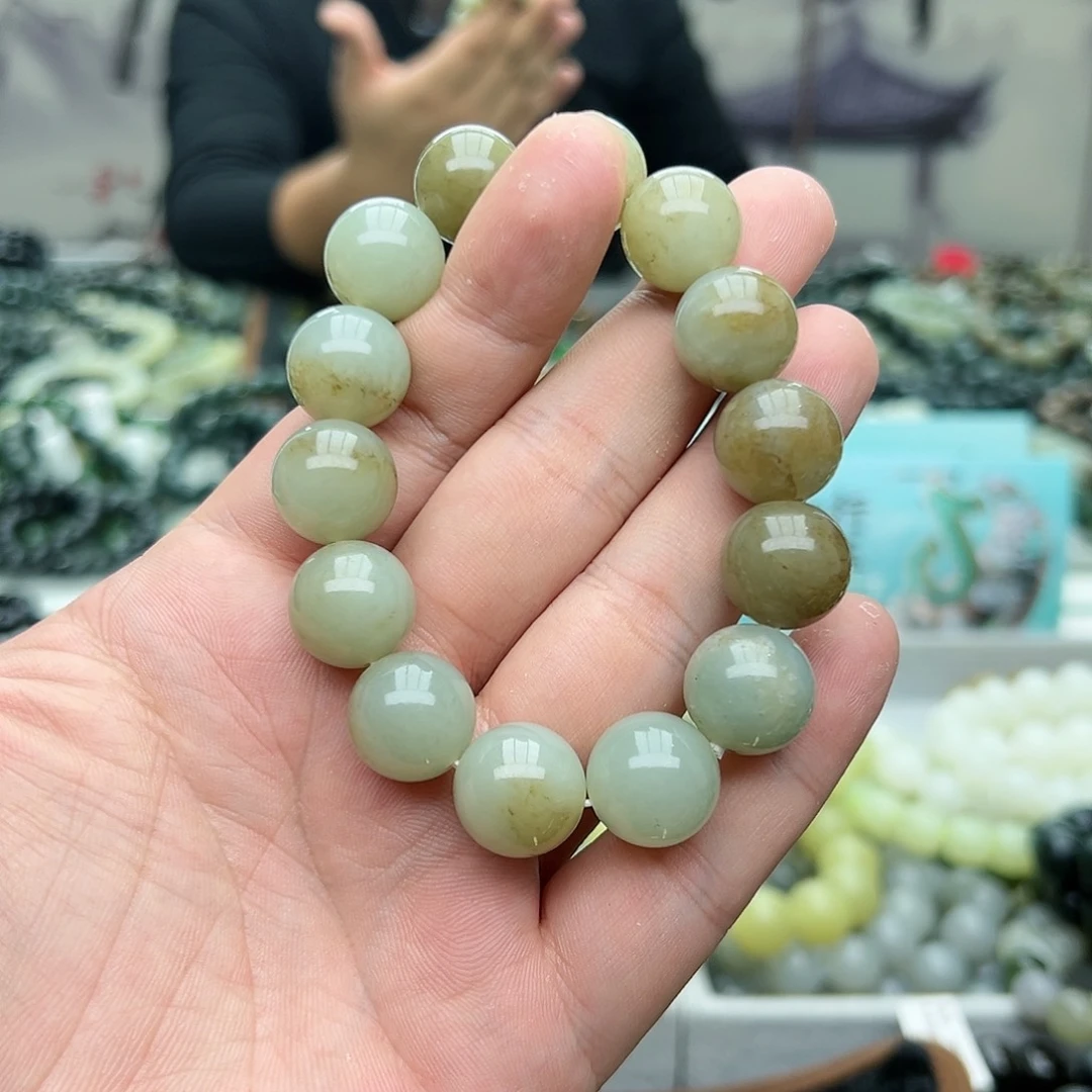 和田玉手串未镶嵌