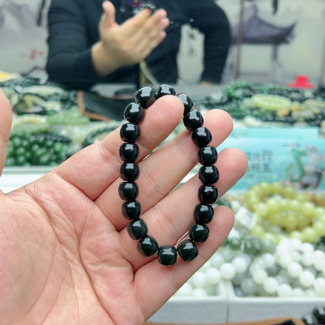 和田玉手串未镶嵌