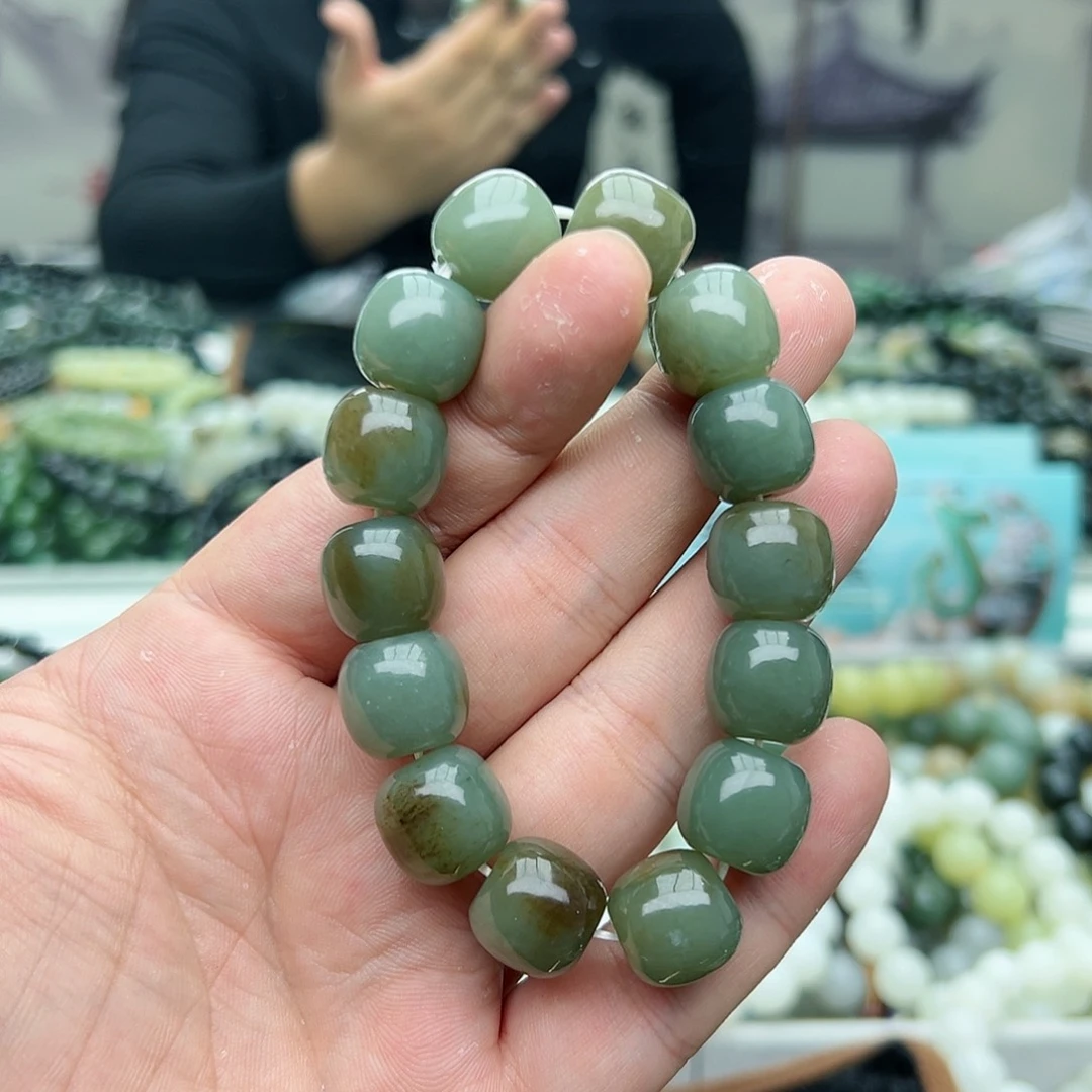 和田玉手串未镶嵌