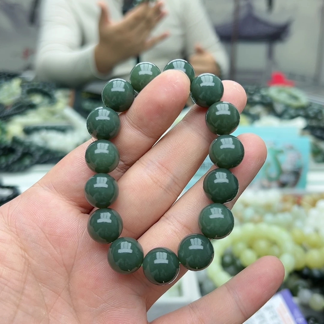 和田玉手串未镶嵌