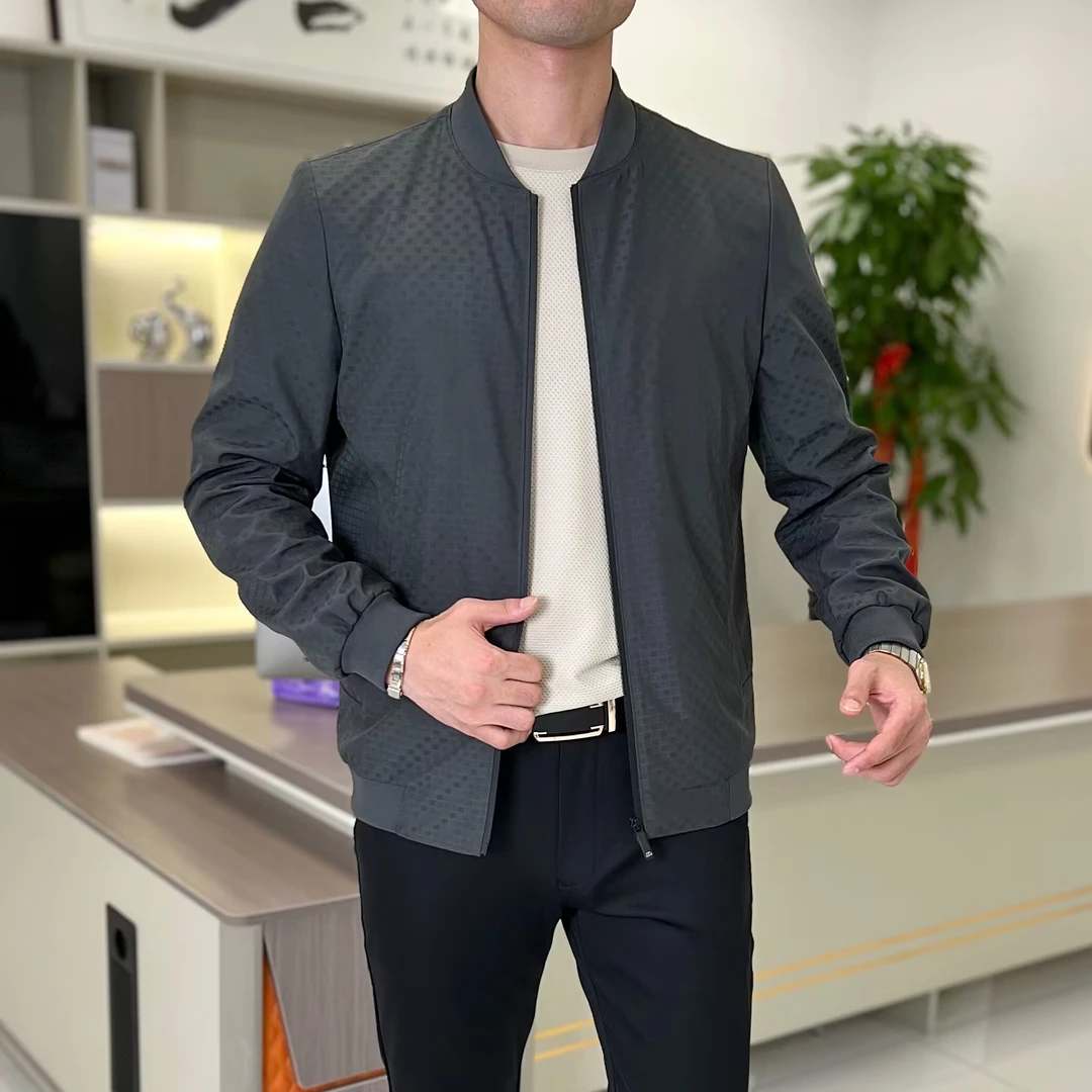 英皇烟斗/5513春装新款夹克男上衣商务休闲薄款外套