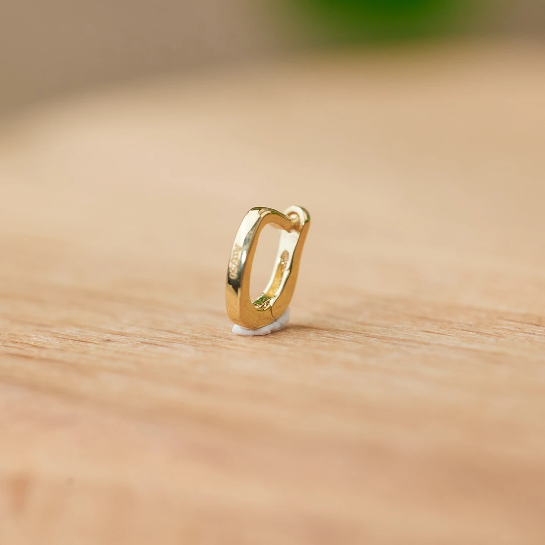 【歪歪】以茜（素金）*万能扣*18K金镶嵌P8397