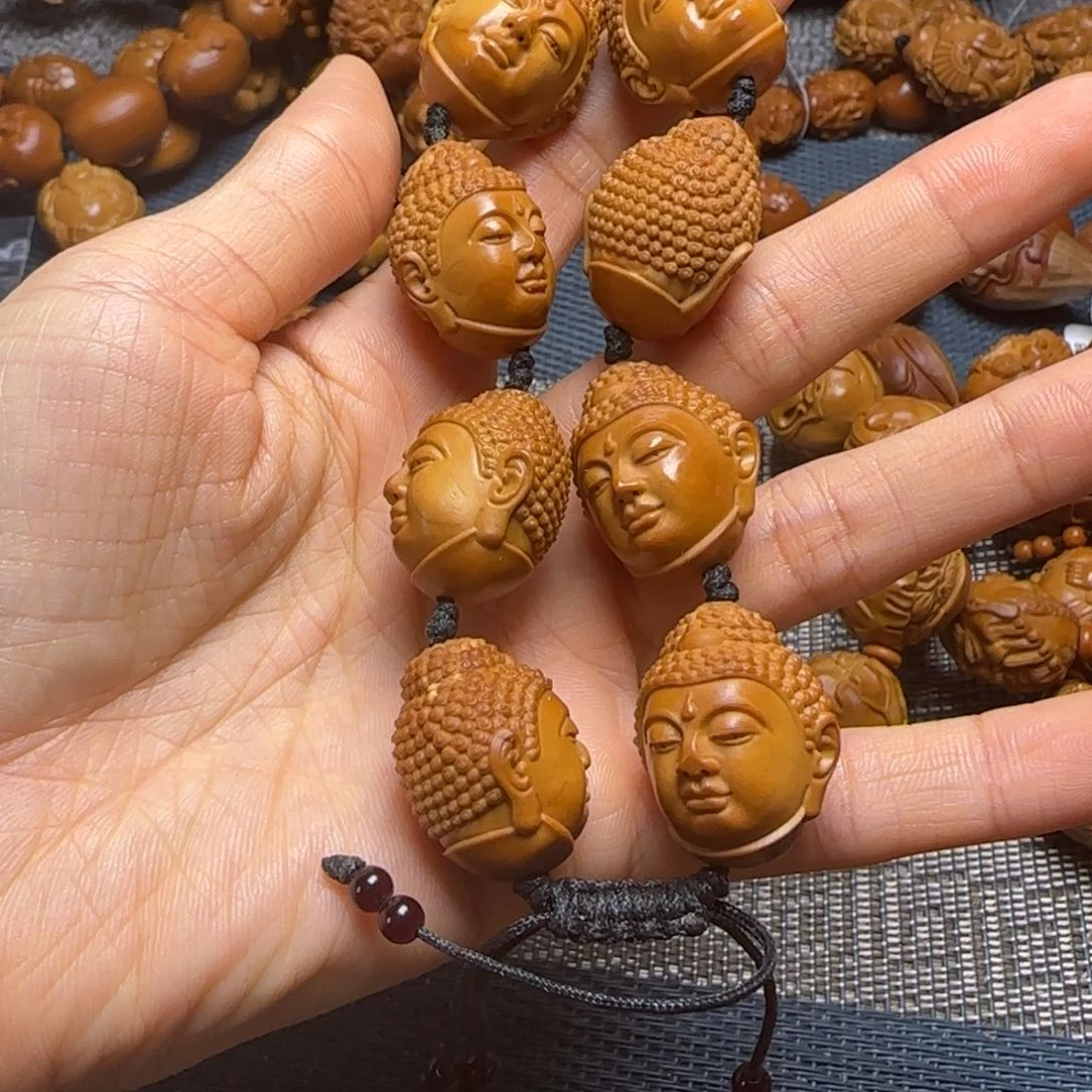 橄榄核核雕离***子大日如来