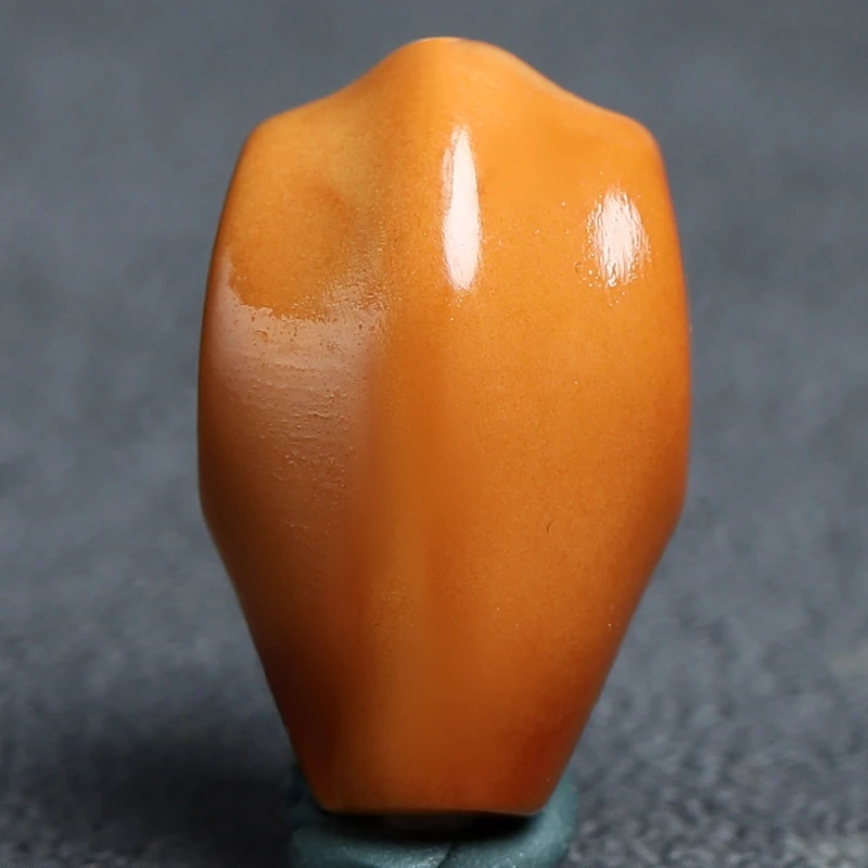 橄榄核三通素三通鲨鱼鳍骨节三通核雕文玩男女手串百搭配饰