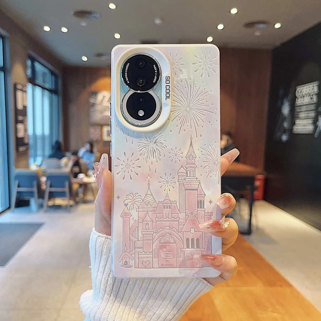 （荣耀80系列）磨砂彩银适用荣耀80手机壳网红防摔潮爆款保护套