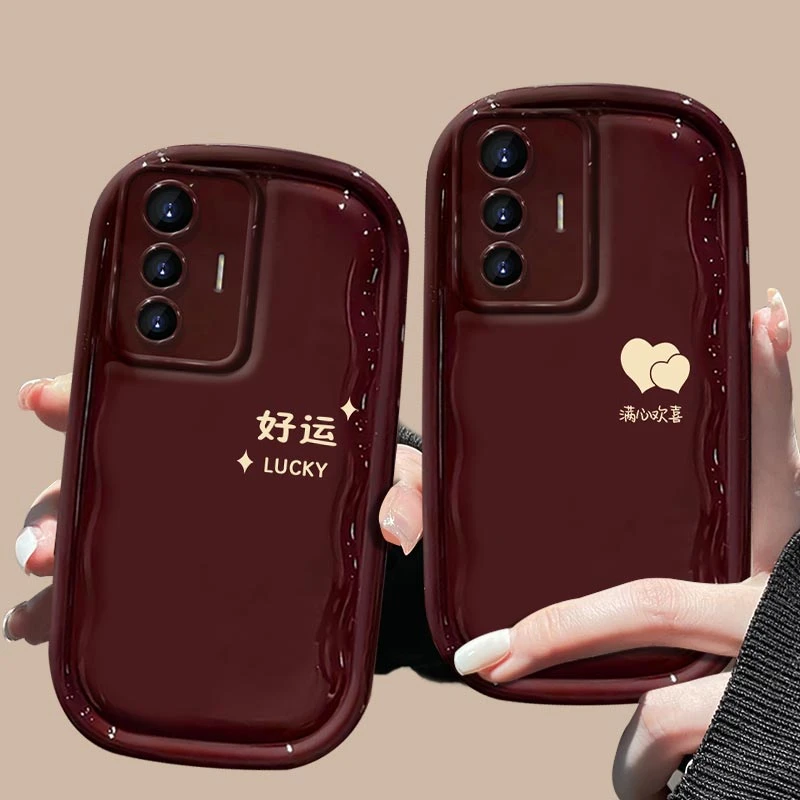 vivo x70好运满心欢喜防摔全包手机壳