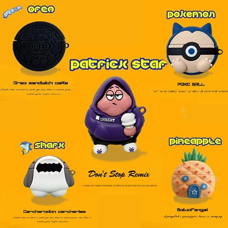 派大星适用OPPO Enco X2耳机套无线耳机保护壳oppoencox2爱卡通潮