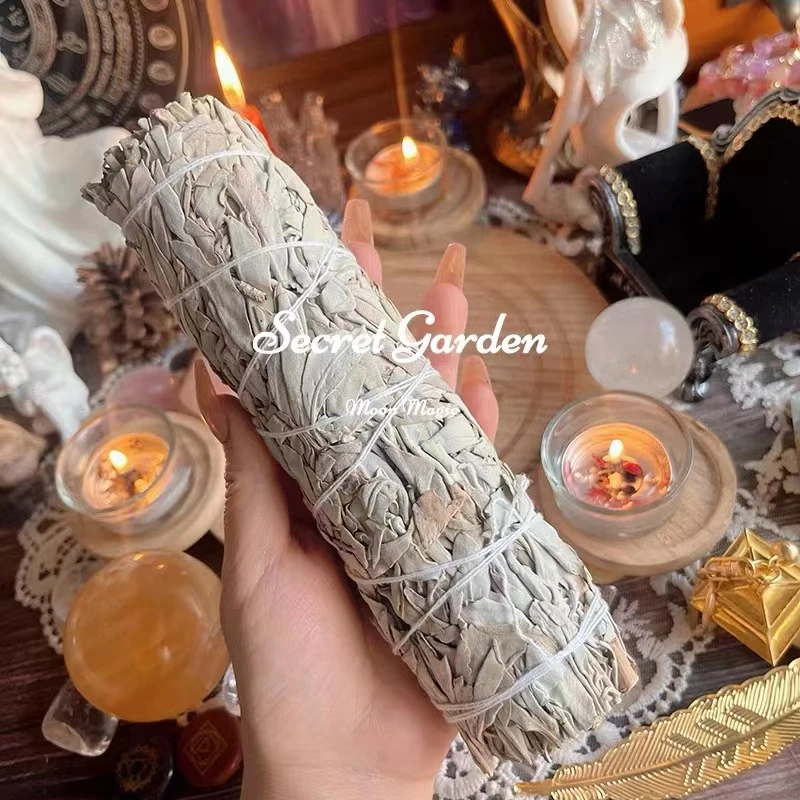 美国加州进口精选白鼠尾草整包叶捆专用烟熏秘鲁圣木雪松鲍贝支架