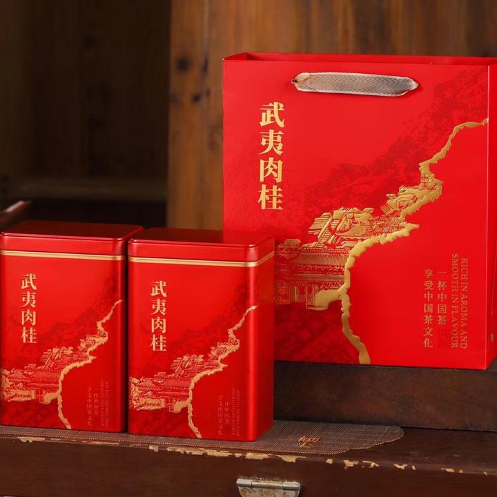 武夷山岩茶肉桂浓香型礼罐装一斤